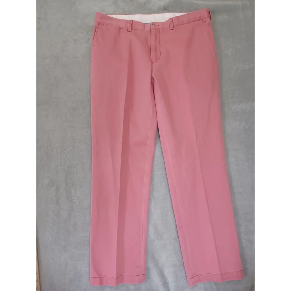 Polo Ralph Lauren Pants 38x32 Mens Chino Classic‎ Fit Straight Leg Salmon Pink